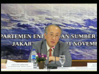 Direktur IEA Nobuo Tanaka : Kebijakan Energi yang Efektif Dasar Pertumbuhan Ekonomi